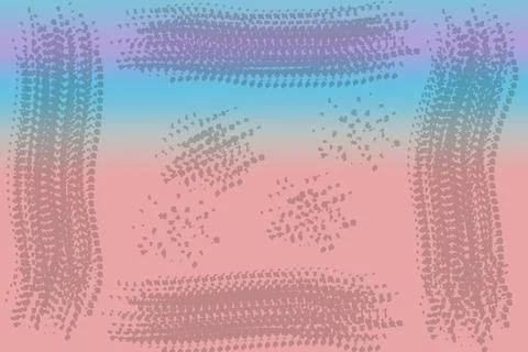 Gradient background in blue and pastel colors with brush lines on the sides.. Stock Illustration