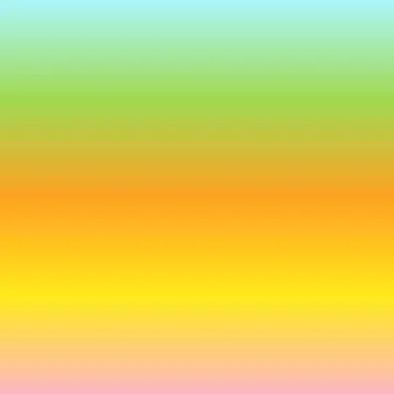 Gradient background of blue, green, orange, yellow, blue Stock Illustration