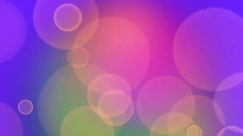 Gradient background with blurred circles in vibrant colors Stock Footage 331647088