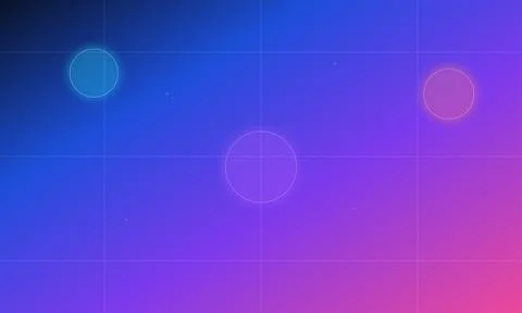Gradient background with circular lines and a grid system pattern Stock Illustration