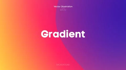 Gradient background color, vector illustration. Abstract background with fluid Stock Illustration