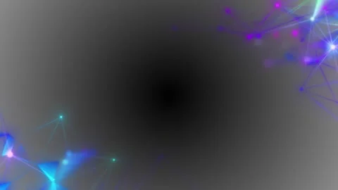 A gradient background with colourful moving figures draws attention to the Stock Footage 240973453