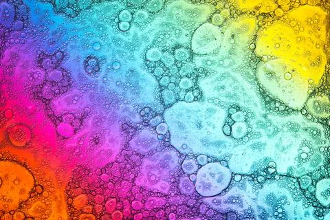 Gradient background with delicate foam Stock Photos
