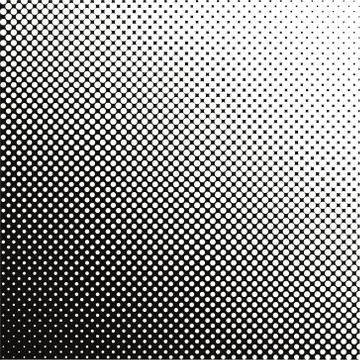 Gradient background with dots Halftone dots design Light effect Seamless patt Stock Illustration