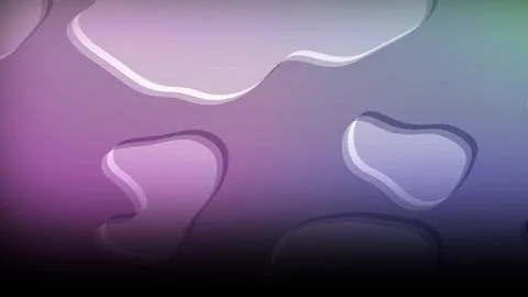 Gradient background with fluid shapes and subtle lines in purple and green .. Stock Illustration