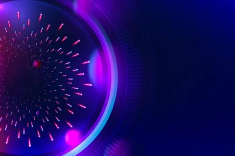 Gradient-background-futuristic-style Stock Illustration