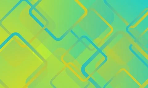 Gradient background with geometric squares overlapping. Illustrazione stock
