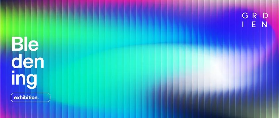 Gradient background with glass texture, modern design. Colorful pastel tones Stock Illustration