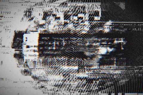 Gradient background with glitch effect, universal pattern Stock Illustration