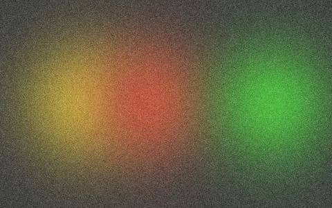 Gradient background with grainy texture and blended yellow red green tones Stock Illustration