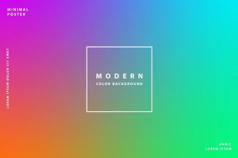Gradient background modern with colorful style gradient color Stock Illustration