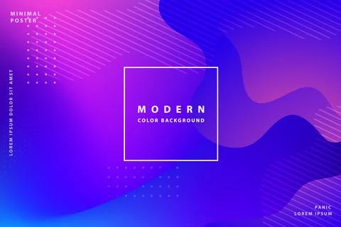 Gradient background modern with colorful style gradient color Stock Illustration