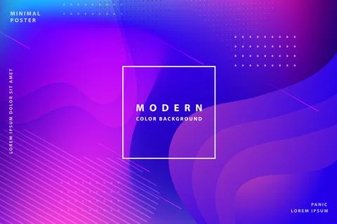Gradient background modern with colorful style gradient color Stock Illustration