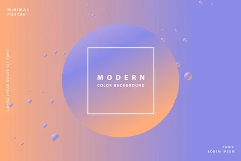Gradient background modern with colorful style gradient color 스톡 일러스트