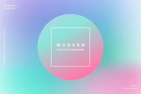 Gradient background modern with colorful style gradient color Stock Illustration