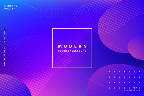 Gradient background modern with colorful style gradient color Stock Illustration
