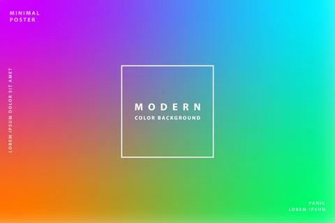 Gradient background modern with colorful style gradient color Stock Illustration