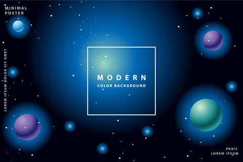 Gradient background modern with colorful style gradient color Stock Illustration