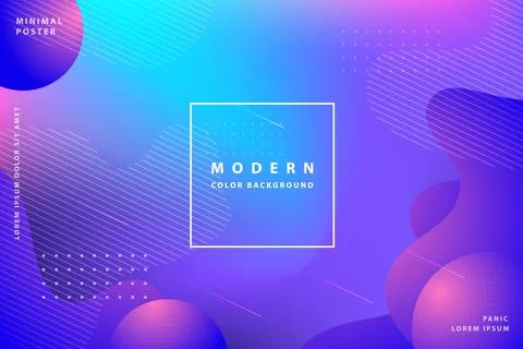 Gradient background modern with colorful style gradient color Stock Illustration