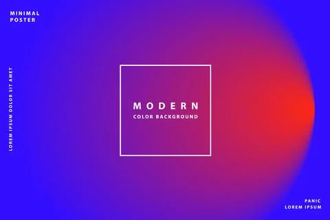 Gradient background modern with colorful style gradient color Stock Illustration