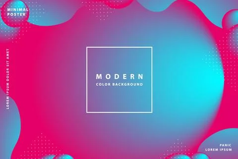 Gradient background modern with colorful style gradient color Stock Illustration