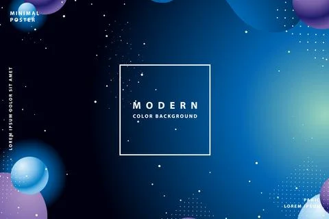 Gradient background modern with colorful style gradient color Stock Illustration
