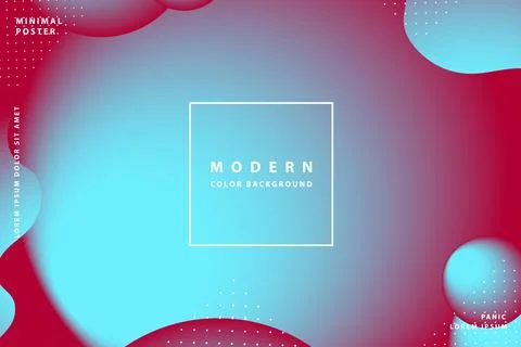 Gradient background modern with colorful style gradient color Stock Illustration