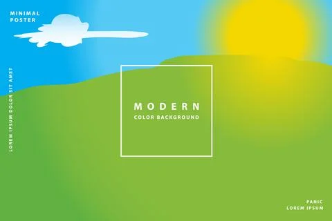 Gradient background modern with colorful style gradient color Stock Illustration