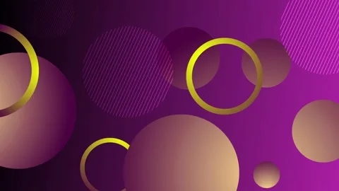 Gradient background with overlapping circles and rings some with diagonal s.. Stock Footage 337072799