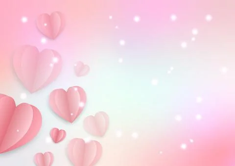 Gradient background pink colors wallpaper or banner. Stock Illustration