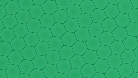 Gradient Background With OF Polygon Green Color Stock Footage 192398494