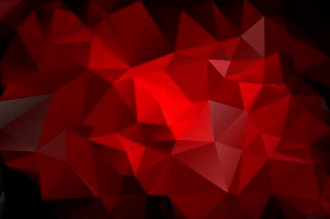 Gradient background of red and black triangles 스톡 일러스트