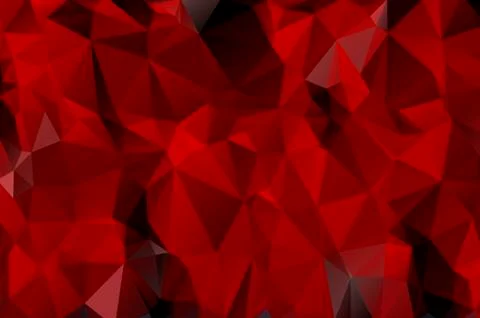 Gradient background of red and black triangles イラスト素材
