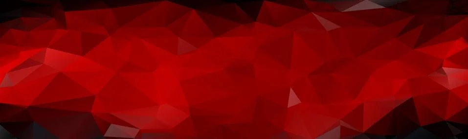 Gradient background of red and black triangles Illustrazione stock