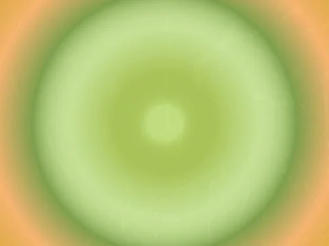 Gradient background, with round orange, and green circles Illustrazione stock