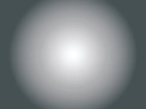 Gradient background, round white light on dark gray Stock Illustration