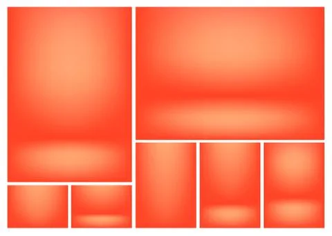 Gradient background set イラスト素材