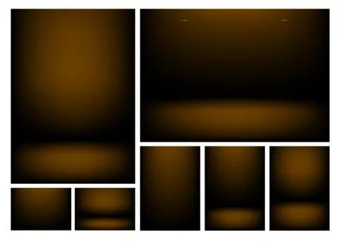 Gradient background set Illustrazione stock