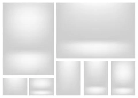 Gradient background set Illustrazione stock