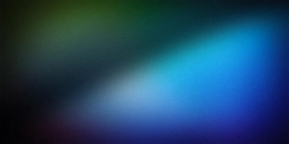 Gradient background with a smooth blend of black, green, blue, and purple h.. 스톡 일러스트