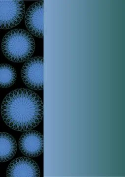 Gradient background for text with patterned left border Stock Illustration