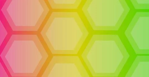 Gradient background texture, large abstract hexagons - Vector Gradient bac... Stock Photos