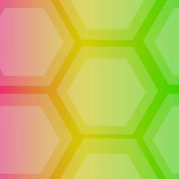 Gradient background texture, large abstract hexagons - Vector Gradient bac... Stock Photos
