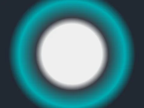 Gradient background with turquoise metaball shapes Stock Illustration