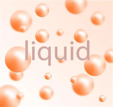 Gradient background with turquoise metaball shapes. Liquid colors. Illustrazione stock