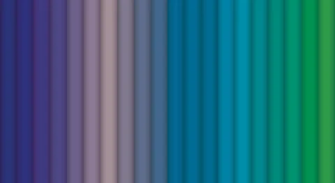 Gradient background of vertical stripes in shades of blue, purple, and green Stock Illustration