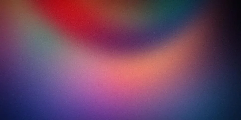 Gradient background with a vibrant blend of red, orange, purple, and blue t.. 스톡 일러스트