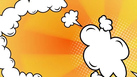 Gradient background with vibrant comic style layout with explosive patterns Stock Footage 293042069