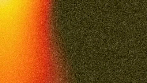 Gradient background, with yellow, orange, and dark green, grainy texture 스톡 일러스트
