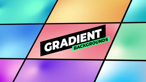 Gradient Backgrounds Stock After Effects